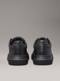 Μαύρο Δερμάτινα Chunky Sneakers  Άνδρας
