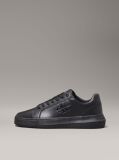 Μαύρο Δερμάτινα Chunky Sneakers  Άνδρας