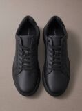 Μαύρο Δερμάτινα Sneakers  Άνδρας