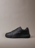 Μαύρο Δερμάτινα Sneakers  Άνδρας