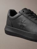 Μαύρο Δερμάτινα Sneakers  Άνδρας
