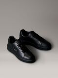Μαύρο Δερμάτινα Sneakers NYC   Άνδρας