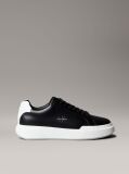 Μαύρο Δερμάτινα Sneakers NYC   Άνδρας