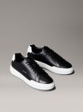 Μαύρο Δερμάτινα Sneakers NYC   Άνδρας