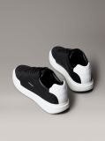 Μαύρο Δερμάτινα Sneakers NYC   Άνδρας