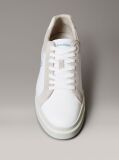 White Leather Durable Traction NYC Trainers  Men