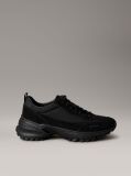 Μαύρο Σουέτ Sneakers Με Λογότυπο  Άνδρας
