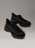 Μαύρο Σουέτ Sneakers Με Λογότυπο  Άνδρας