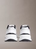Λευκό Sneakers Από Δέρμα Και Αναπνεύσιμο Δίχτυ  Άνδρας