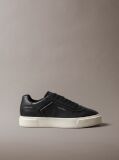 Black Premier - Leather Signature Trainers  Men