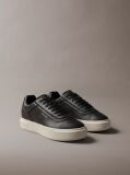 Black Premier - Leather Signature Trainers  Men