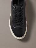Black Premier - Leather Signature Trainers  Men