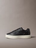 Black Premier - Leather Signature Trainers  Men