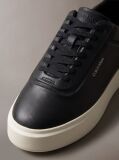 Black Premier - Leather Signature Trainers  Men