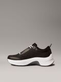 Black Emblem Logo Chunky Runner Trainers  Men