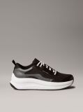 Black Emblem Logo Chunky Runner Trainers  Men