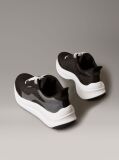 Black Emblem Logo Chunky Runner Trainers  Men