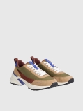 Multi Suede and Nylon Runner Trainers  Men