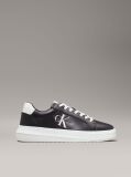 Black Leather Trainers  Women