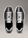 Black Leather Trainers  Women