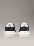 Black Leather Trainers  Women