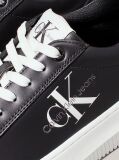 Black Leather Trainers  Women