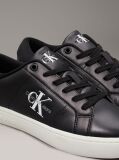 Μαύρο Δερμάτινα Sneakers  Γυναίκα