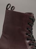 Brown Leather Platform Boots  Women