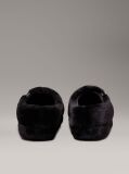 Black Faux Fur Slippers  Women