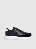 Μαύρο Δερμάτινα Sneakers  Γυναίκα