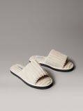 Grey Soft Padded Corduroy Slippers  Women