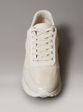 Beige Mirrored Silver Tab Ultralight Trainers  Women