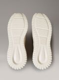 Beige Mirrored Silver Tab Ultralight Trainers  Women