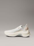 Grey Mesh Chunky Runner Sock Trainers  Women