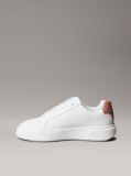 White CK Avenue - Smooth Leather Logo Trainers  Women