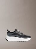 Black Emblem Logo Chunky Runner Trainers  Women