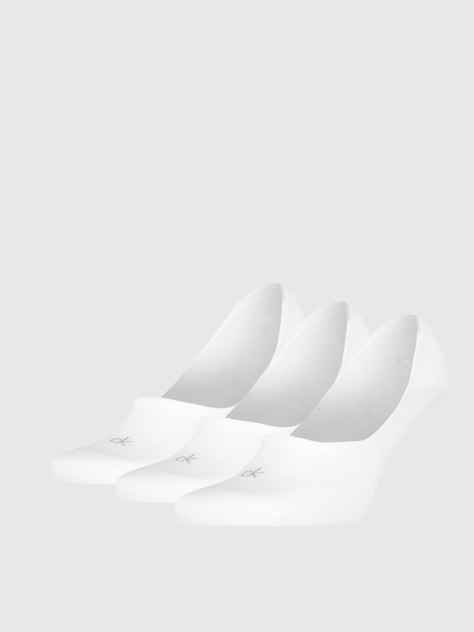 White 3 Pack Footie Socks  Men