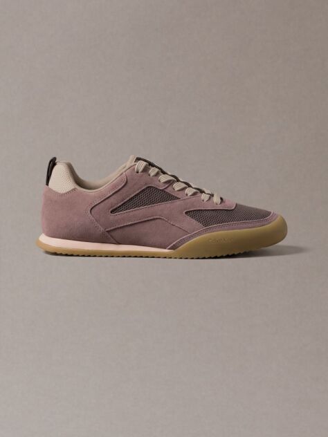 Pink CK KAYLA - Suede Runner Trainers  Women