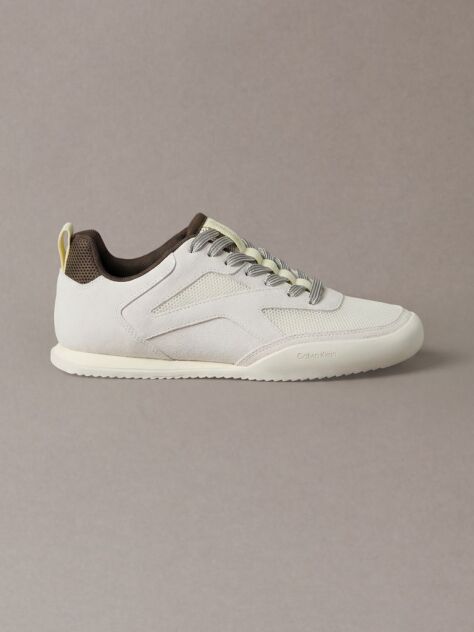 Yellow CK KAYLA - Suede Runner Trainers  Women