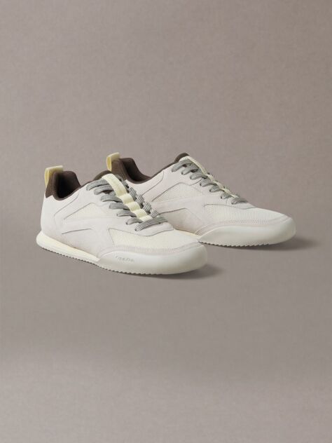 Yellow CK KAYLA - Suede Runner Trainers  Women
