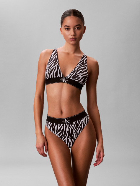 Multi Stretch Thong - Graphic Monogram Microfibre  Women