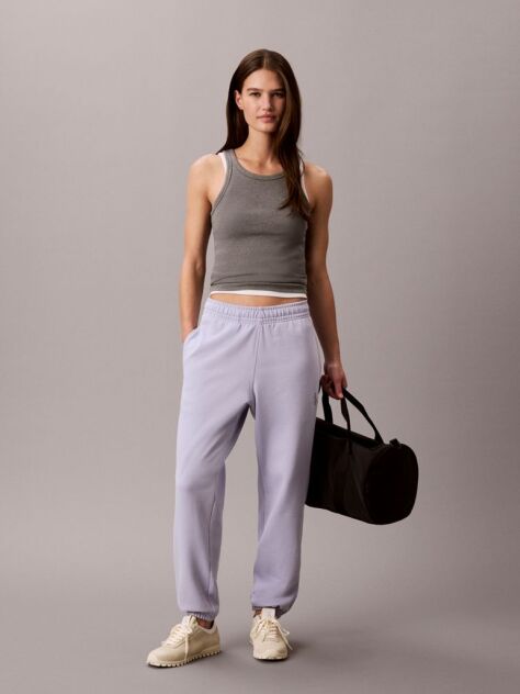 Purple Relaxed Monogram Joggers  Women
