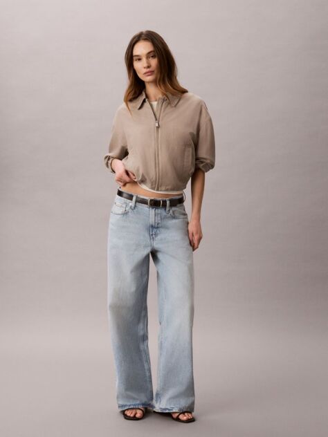 Denim Baggy Τζιν Με Χαμηλή Μέση  Γυναίκα