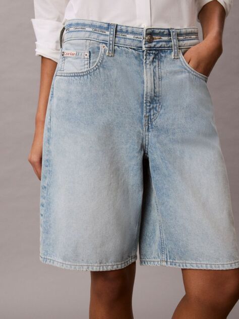 Denim Denim Βερμούδα Με Ρίγα Λογότυπου  Γυναίκα