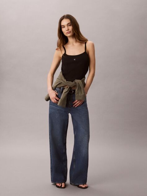 Denim Baggy Τζιν Με Χαμηλή Μέση  Γυναίκα