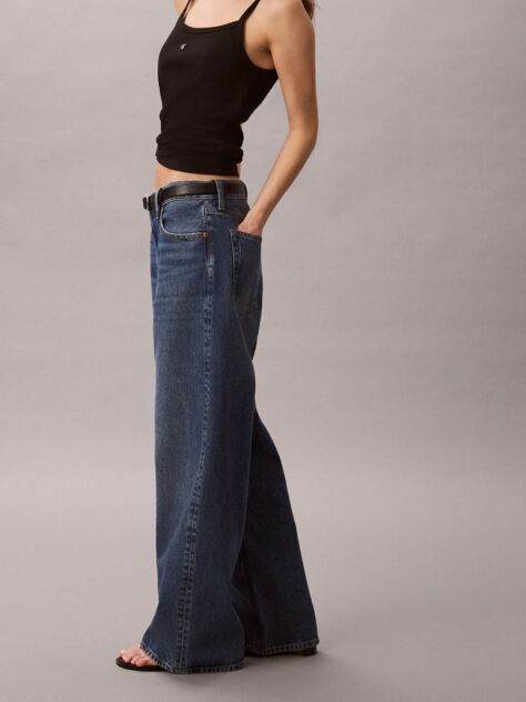 Denim Baggy Τζιν Με Χαμηλή Μέση  Γυναίκα