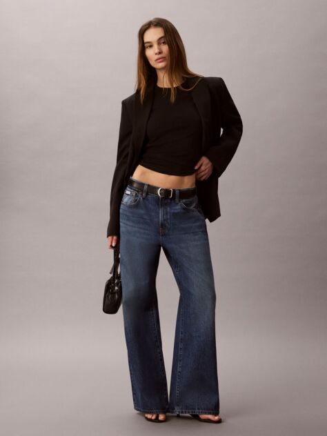 Denim Τζιν Με Φαρδιά Γραμμή  Γυναίκα