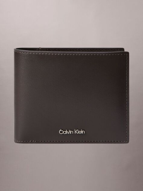 Brown Leather Bifold Wallet  Men