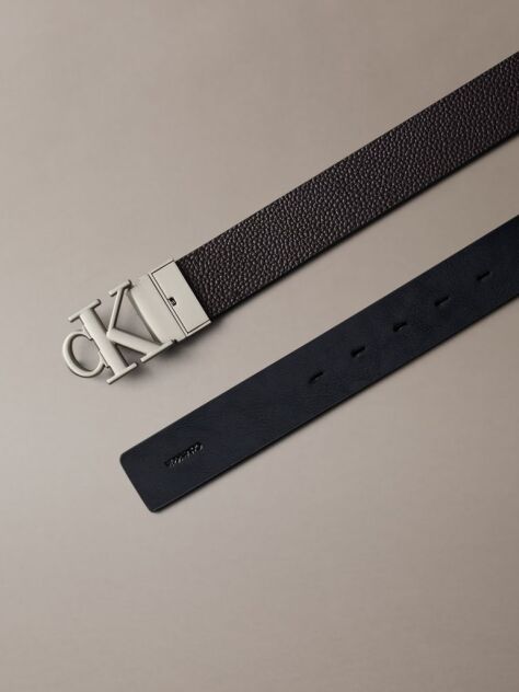 Multi Tumbled Leather Buckle Belt  Men
