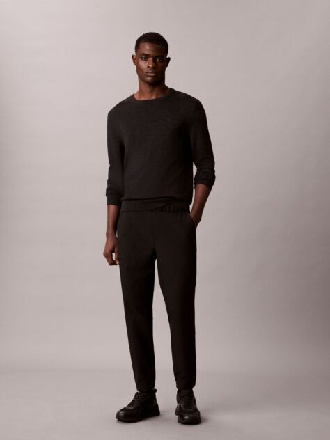 Black Monoglogo Sueded Terry Hoodie  Men